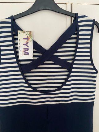 Vestido rayas negro y blanco nuevo