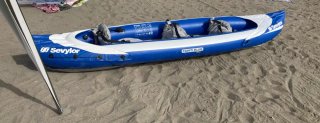 Kayak inflable Sevylor  3 Chalecos Tribord 2 Palas