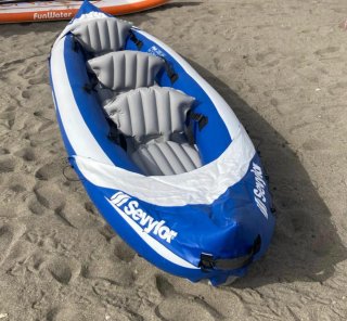 Kayak inflable Sevylor  3 Chalecos Tribord 2 Palas