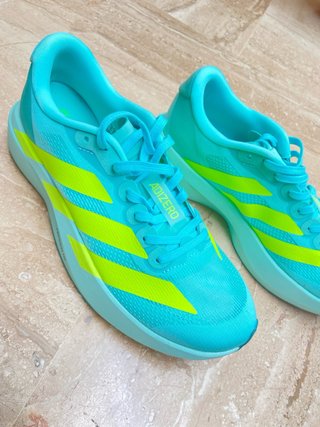 Zapatillas Adidas Adizero Verde y Turquesa