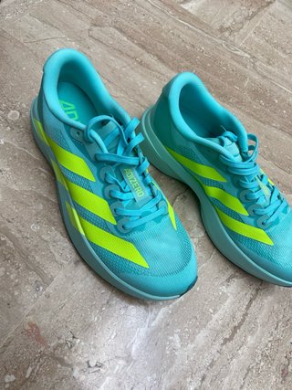 Zapatillas Adidas Adizero Verde y Turquesa