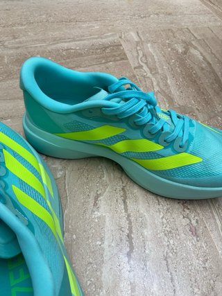 Zapatillas Adidas Adizero Verde y Turquesa