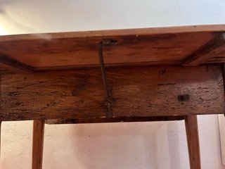 Mesa payés antigua madera plegable