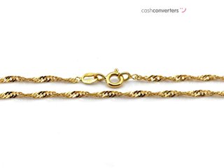 cadena oro 18k 22cm