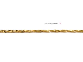 cadena oro 18k 22cm