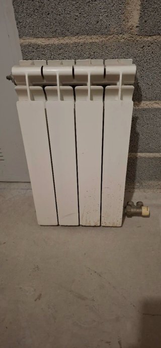 Radiador 4 elementos blanco