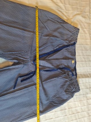Pijama Kiff Algodón 100% Rayas Azul Talla M / 4