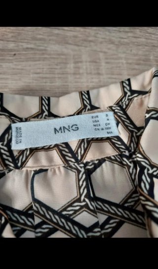 Camisa Mango Estampada Talla S