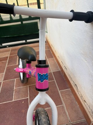 Bici sin pedales rosa Nancy