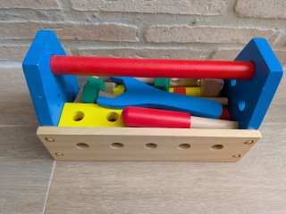 Caja de herramientas de madera Melissa & Doug