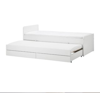 Cama nido IKEA SLAKT  90x200 cm  con colchones