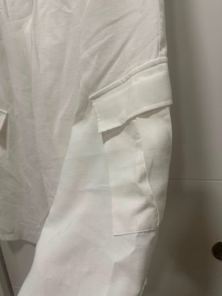 Pantalón Zara Blanco Talla S