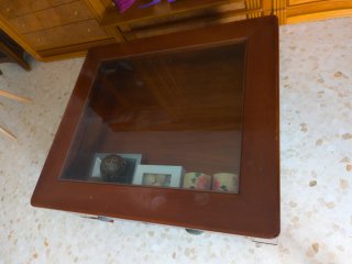 Mesa de centro Caoba