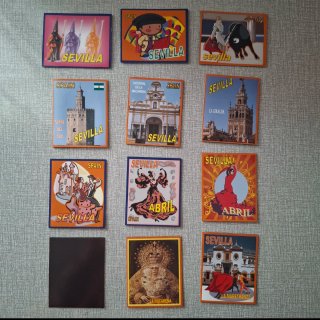 Set de 12 Imanes de Nevera de Sevilla