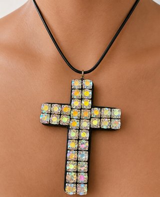 Colgante Cruz Brillante