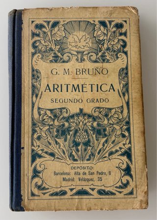 2 librosBRUÑOS1930:Tesoro conocimiento/Aritmetica