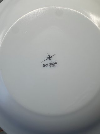 Set Platos Bormioli Rocco Porcelana
