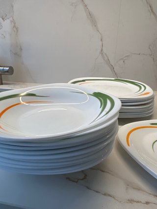 Set Platos Bormioli Rocco Porcelana