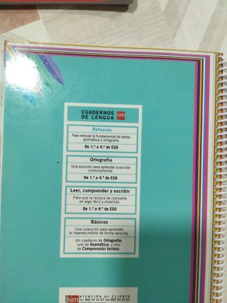 Refuerzo de lengua. 3 ESO. Cuadernos de lengua