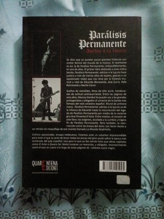 Poster y Libro de Parálisis Permanente - Adictos a
