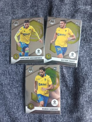 Lote 3 Cromos Cádiz CF