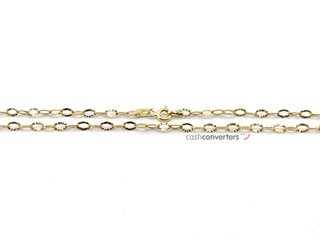 cadena oro 18k 25cm