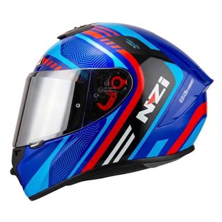 Casco NZI Trendy 2 Connected dark+ pantalla Plata