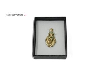 colgante oro 18k con piedra con circonita