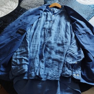 Chaqueta Hackett Talla 52 Entallada Azul