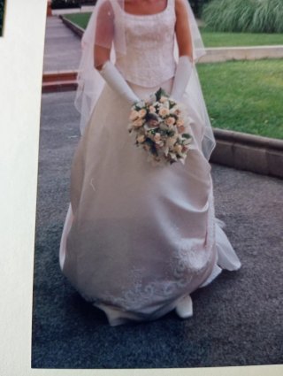 Vestido de Novia Dos Piezas Blanco