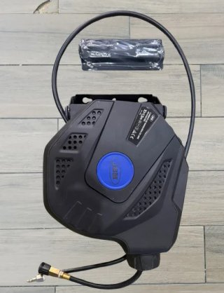 Carrete Manguera Aire JBM 10+1.5M Azul