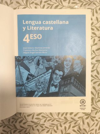 Lengua Castellana y Literatura 4º ESO Akal – ISBN