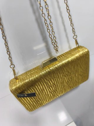 Bolso de fiesta dorado