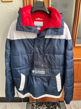 Anorak Columbia Azul y Rojo