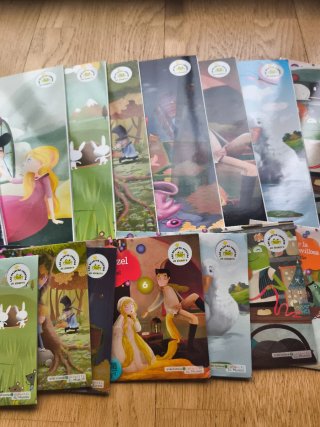 Lote colección de libros infantiles bilingües