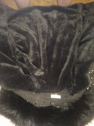 Chaqueta vaquera negra con tachuelas Talla M