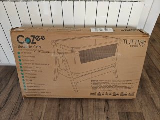 Minicuna colecho Tutti Bambini roble-antracita
