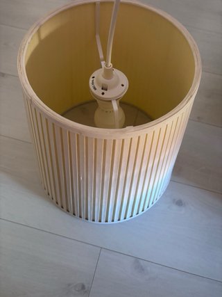 3 lámparas blancas de plásticos nuevas