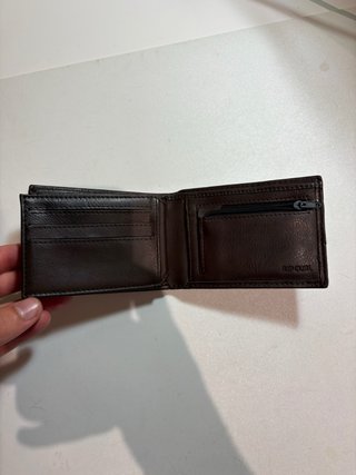 Cartera Rip Curl de cuero marrón