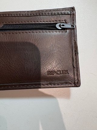 Cartera Rip Curl de cuero marrón