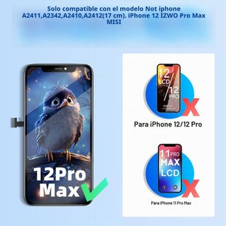 SCHERMO LCD PER IPHONE 12 PRO MAX 6,7" FULL HD