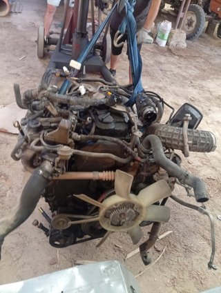 Motor YD25 D22 Tapa Plateada