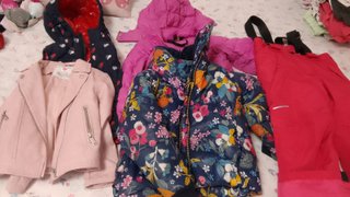Lote 4 cazadoras y buzo nieve niña 3-4 años