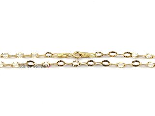 cadena oro 18k 22cm