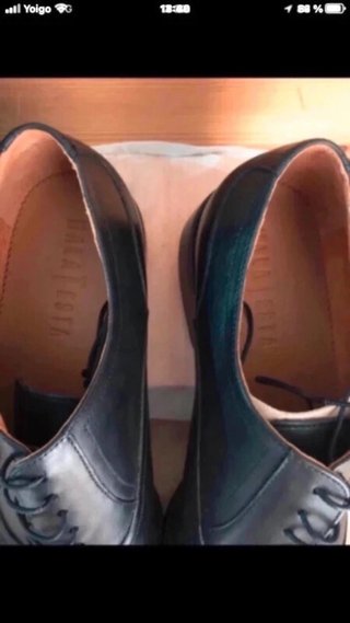 Zapatos de piel MALATESTA negros