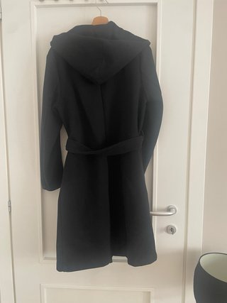 Cappotto Zara nero con cintura