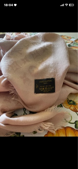 Scialle Louis Vuitton Rosa Monogram