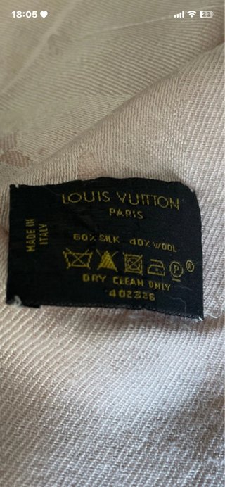 Scialle Louis Vuitton Rosa Monogram