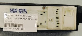 MANDO ELEVALUNAS DELANTERO IZQUIERDO TOYOTA RAV 4