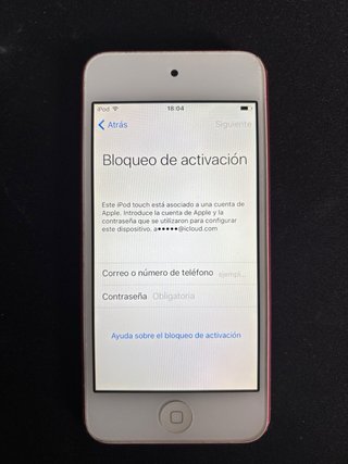 iPod Touch 5ª Gen - Bloqueo Activación